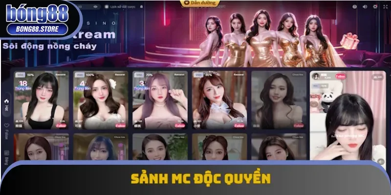Sảnh MC độc quyền trên thị trường